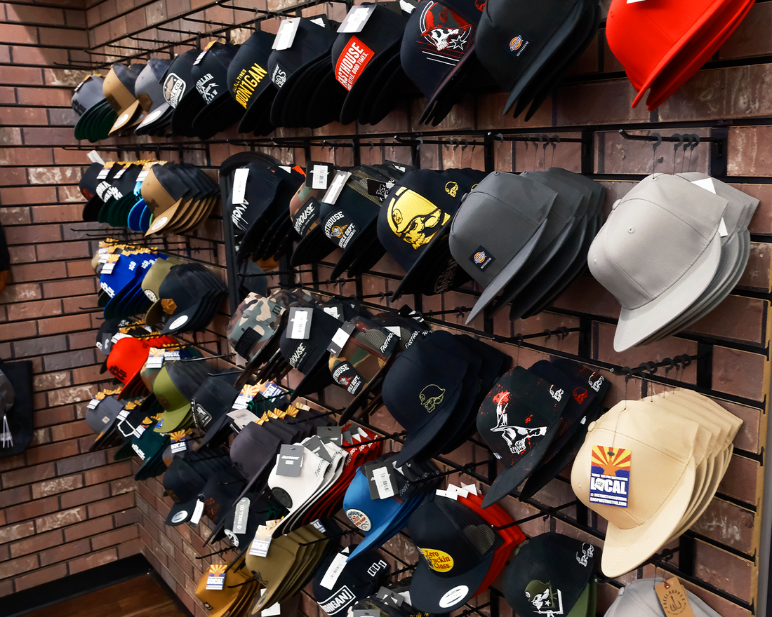 Hat Wall Extravaganza: Find Your Perfect Headwear at District 48
