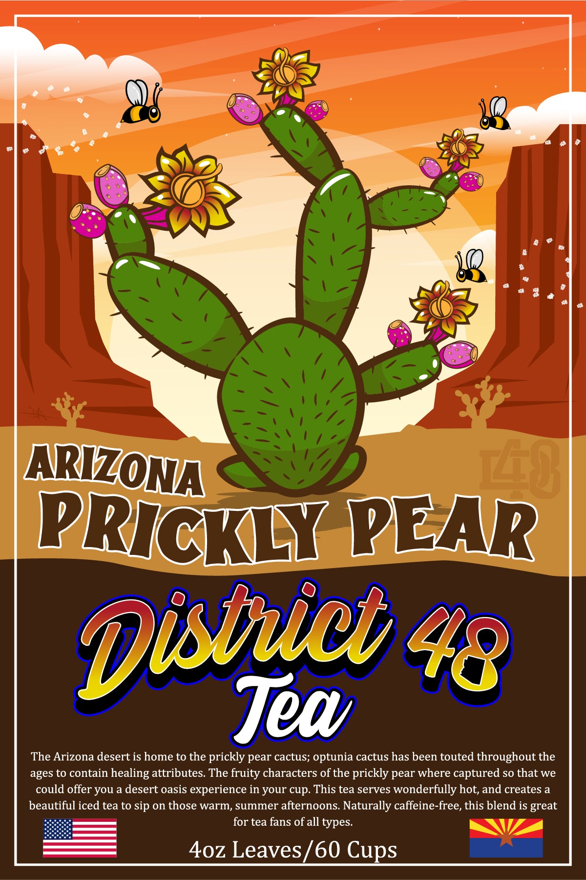 D48 Tea Prickly Pear